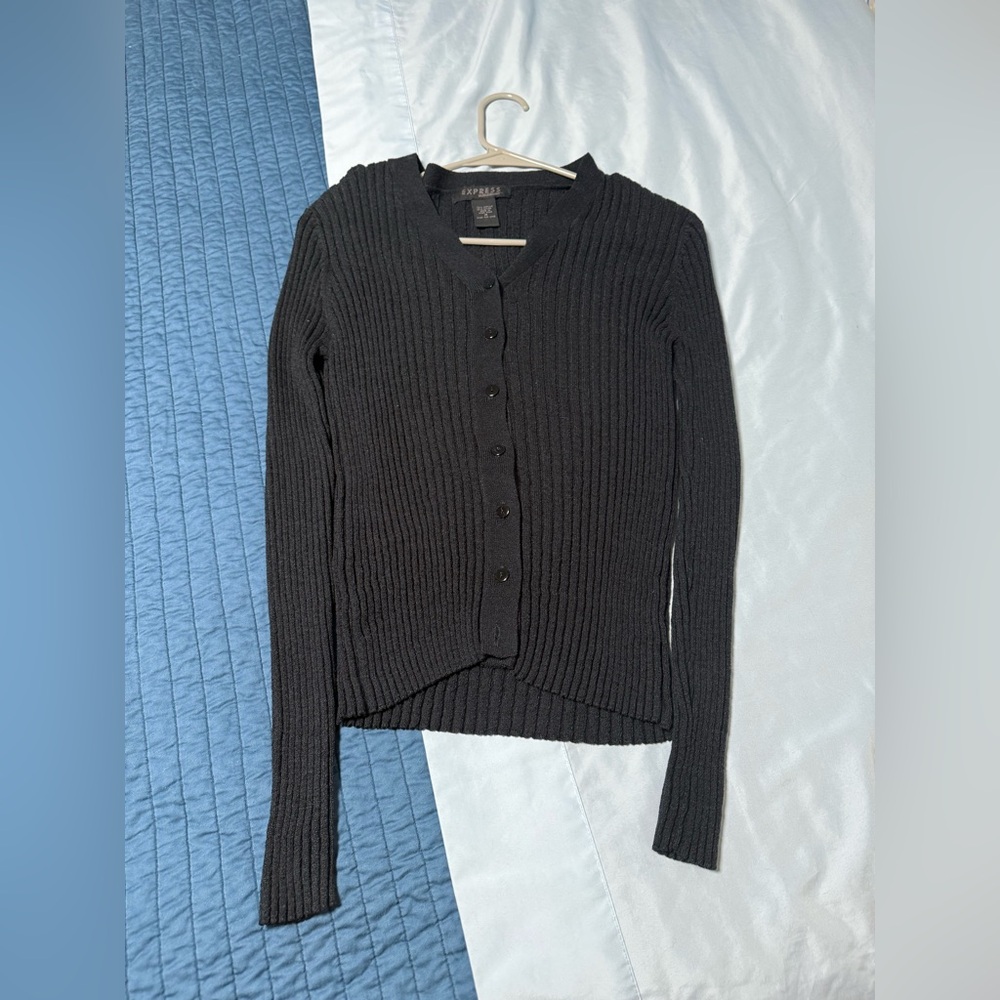 Express Classic Black Cardigan